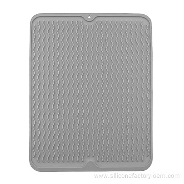 Silicone Dish Drying Pad Kitchen Counter Drying Pad